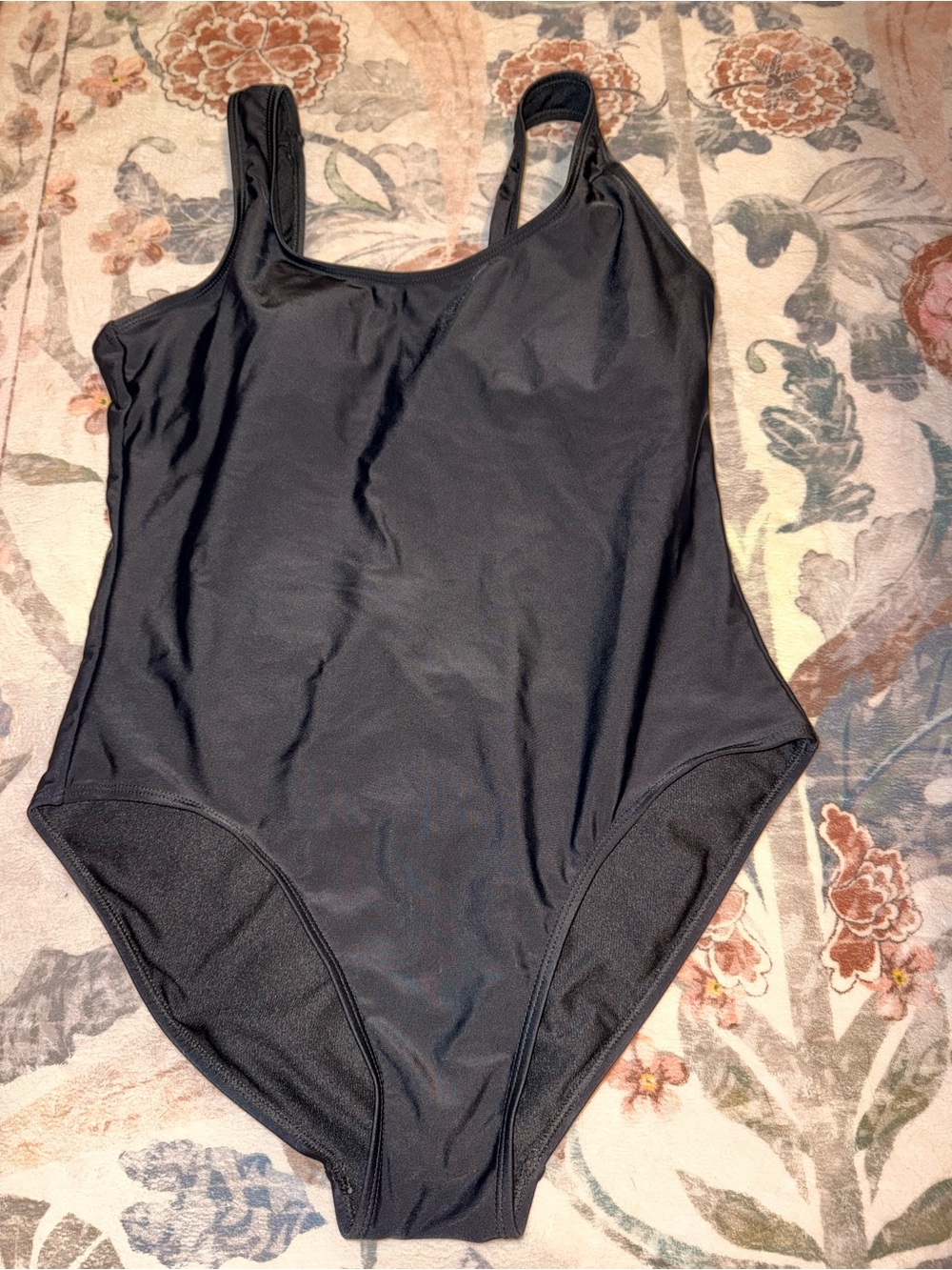 Classic Black One-Piece Swimsuit